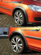 Auto tuning: Lemy blatnk - ern desn Fabia II combi facelift