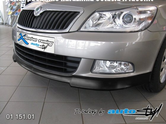 Auto tuning: Spoiler pednho nraznku Octavia II facelift