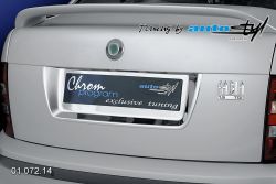 Auto tuning: Licence plate rear frame Sedan, Combi